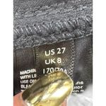 We The Free  People Phoenix Coated Skinny Jeans Size 27 Button Fly Faux Leather Photo 5