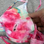 Zaful Women's Tie Dye Lace-Up Bikini Set High-Leg Size 4 Multicolor Photo 8