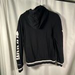 Vintage Lucky Charm Bunny Hoodie Black Varsity Patch‎ Graphic S Y2K Style Gray Photo 9