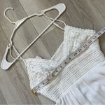 Goop Bohemian Romper lace crochet flowy womens White (small) romantic festival Photo 2
