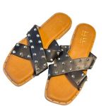 Nicole Miller New York Low Heel Women's Geraldine Studded Slide Sz 8 Photo 0