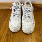 Nike  Air Force 1 '07 SE Low Sz 7.5 Women Retro Shoes Beige Purple DX2348-100 Photo 5