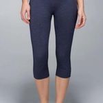 Lululemon Seamlessly Street Crop in Cadet Blue Size 4 Ribbed Activewear Photo 1