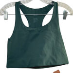 Girlfriend Collective NWT  Paloma Racerback Sports Bra Tank Top Green Size M Photo 0