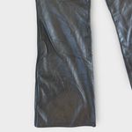 Gap Vintage Y2K  Leather Low Rise Trouser Pants Brown Women's size 14 Grunge Photo 11