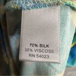 Banana Republic Blue Green Sheath Dress Cowl Neck Resort Wear Photo 11