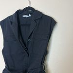 & Other Stories & Other Stories Black Belted Utility Tunic Vest Size Small‎ Photo 4