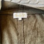 Mud Pie  Women’s Isabelle Suede Vest Sz M/L Photo 3