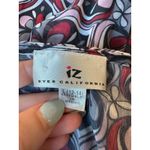 Iz Byer Vintage  Sheer Boho Black Red Blouse Size L Photo 3