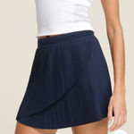 Wilson Wrap It Up Tennis Skirt Navy Blue Pleated Women's Skort Size XL Photo 0