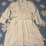 Cupcakes & Cashmere Soft Cream Bathrobe White Size L Photo 0