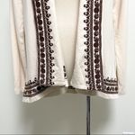 Lucky Brand  Embroidered Open Waterfall Cardigan Photo 3
