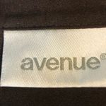 Avenue  Size 18/20 Brown Button Down Collared V-neck Super Cute Top Great… Photo 4