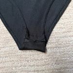 Nasty Gal  Black Ribbed Halter Bodysuit Photo 2