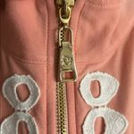 Spartina 449  Selena Sleeveless Coral Half Zip Embroidered Dress Size Small Photo 5