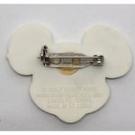 Disney Rare Vintage ‎ Pin Mickey Mouse Plastic Pinback Pins 80's Latch Clasp Face Photo 2