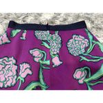 Lilly Pulitzer Clover Lined Floral Skirt Hollyhock Pocket Full of Posies Size 0 Photo 3