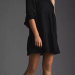 Anthropologie T.La Savannah Knit Puff-Sleeved Mini Dress Babydoll Size Medium M Photo 4