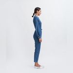 Rachel Comey Blue Chambray Long Balloon Sleeve Slit Jumpsuit sz 2 Photo 1