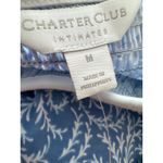 Charter Club Brand New  Women's Size M Blue Scroll Delft Sleep Dress Sleepwear Photo 8