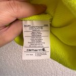 Carhartt Neon Lime Green Knit Cuffed Ribbed Beanie One Size Photo 2