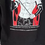 Hoodie Anime Japanese Gothic Graphic Doom Daddy Character EUC Large rare Black Photo 6
