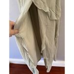 Lulus NWOT Light Sage Ruffled Maxi Dress Off Shoulder Women’s Size Medium Photo 7