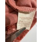 Velvet Paisley Print Bell Sleeve Top Blush Pink Women's Size M Y2K Romantic Boho Size M Photo 3