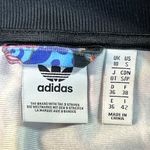 Adidas Poisonous Garden Track Jacket Sz Small Black Multi-Color Floral Frog Rare Photo 3