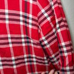 Good Clothes Red‎ Plaid Button Down Long Sleeve Shirt Womens XL Cotton western Red Photo 5