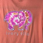 Ivory Ella  coral short‎ sleeve t-shirt women’s size medium Photo 4