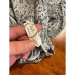 Maurice's  Snake‎ Print Mock Turtleneck Large Gray Blouse Top L Long Sleeve Photo 6