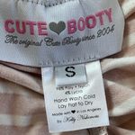 Cute booty lounge striped workout loungewear booty enhancing scrunch leggings SM Photo 4