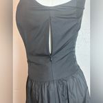Black Mini Cocktail Dress Size 2 Minimalist Semi Formal Party Elegant LBD Photo 2