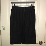Max Mara  black linen skirt size 10 Photo 2