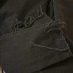 MOTHER Denim The Looker Ankle Fray Skinny Jeans in Guilty As Sin Black Photo 8