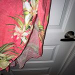 Tommy Bahama Tropical Floral Print Button Down Belted Linen Midi Dress Size M Photo 7