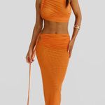 Melani the label maxi set Orange Size XS Photo 0