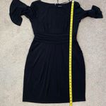 Eliza J  Jersey Knit Mini Dress Black 12 Photo 10