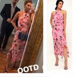 C/MEO COLLECTIVE  Pink Floral Halter Dress Photo 1