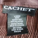Cachet Cocoa Brown 2 Piece Gown Dress Size 8 Photo 9