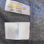 Lands' End gray Cotten blend Zip Crew Cardigan loungewear basic minimalist active Photo 6