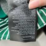 H&M -`♡´- Free!  Cropped Green White Stripe Trouser Pant Size 2 Photo 10