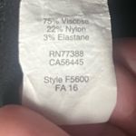 Madewell  Knit Black Career Work Office Business Trouser Pants Size 6 Photo 4