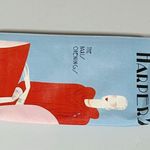 Estée Lauder Blue ‘Harper’s Bazar: October 1929’ Fashion Magazine Graphic Leather Zipper Makeup Cosmetics Bag Travel Pouch Case Purse Clutch Wristlet ✨ Photo 1