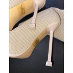 EGO  Womens Square Toe Textured Stiletto Ankle Sock Booties Nude  US SIZE 6 Photo 13