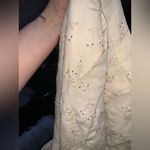 Burns embroidered floral beaded pants fall formal classic boho y2k vintage Gold Size 8 Photo 6