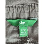 *New DIP Capri Pant Womens Plus 22 Green Soft Utility W/Extended Waist Cargo Size undefined Photo 2