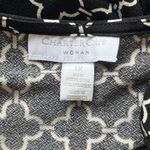 Charter Club  Black & White Patterned Tank Top Size 1X Photo 2