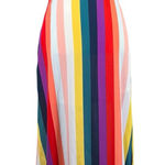 Lush Clothing NWT Lush Women’s Maxi Dress Rainbow Stripe Size Small Photo 0